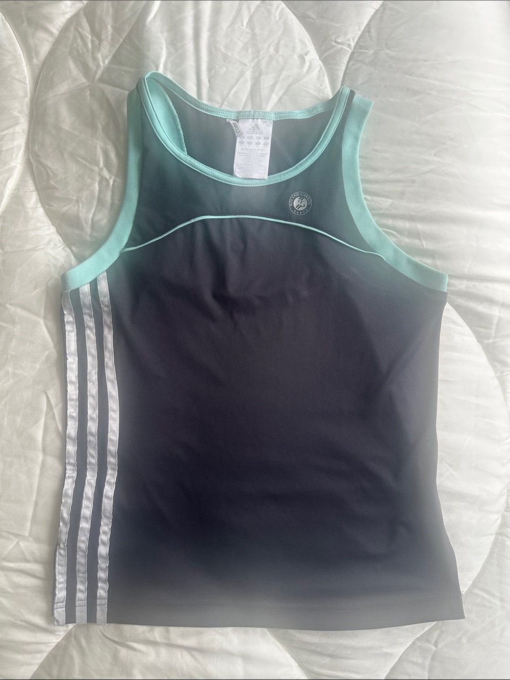 Women's Athletic Swim Tank - Mint Trim